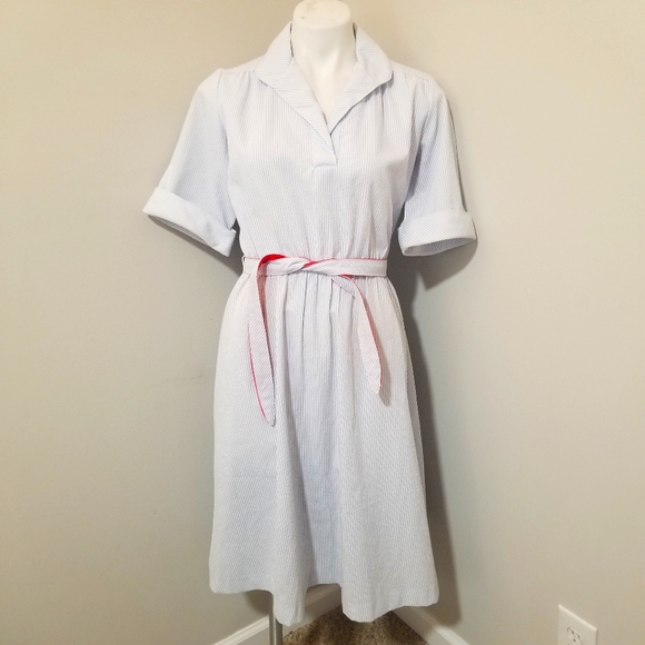 80s Perceptions Collared Dress